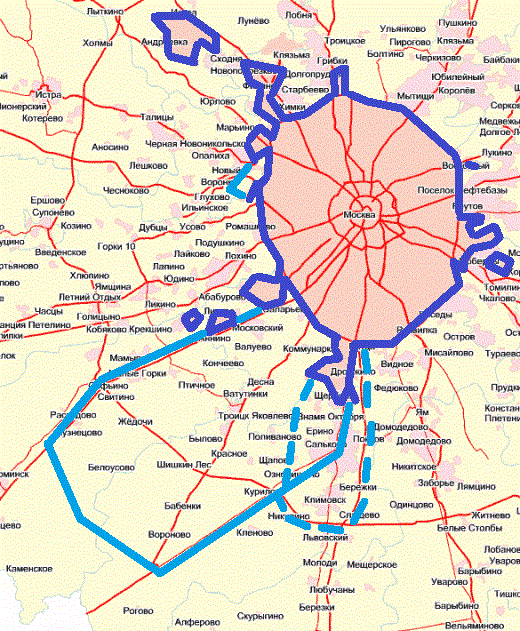 Карта москвы рублевское шоссе на карте
